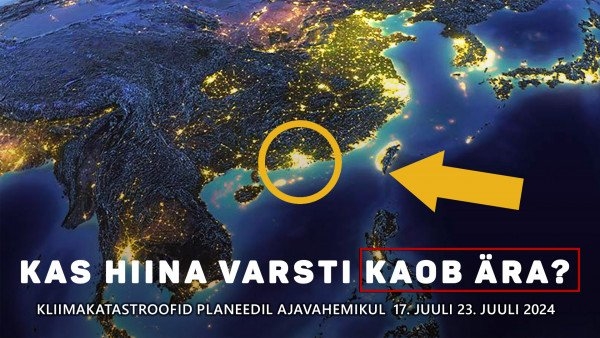 Ülevaade kliimakatastroofidest planeedil 17. juulist 23. juulini 2024.