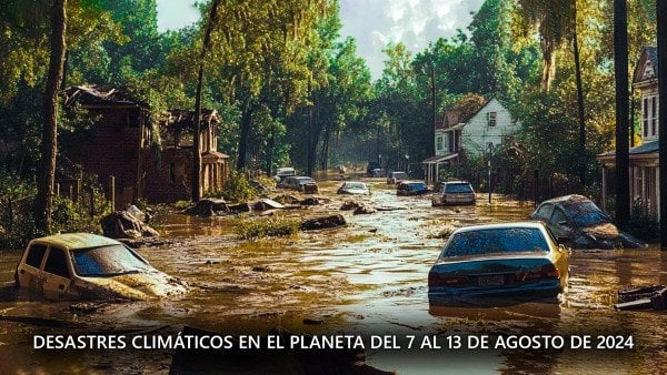 Resumen de los desastres climáticos en el planeta del 7 al 13 de agosto de 2024