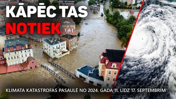 Pārskats par klimata katastrofām uz planētas no 2024. gada 11. līdz 17. septembrim